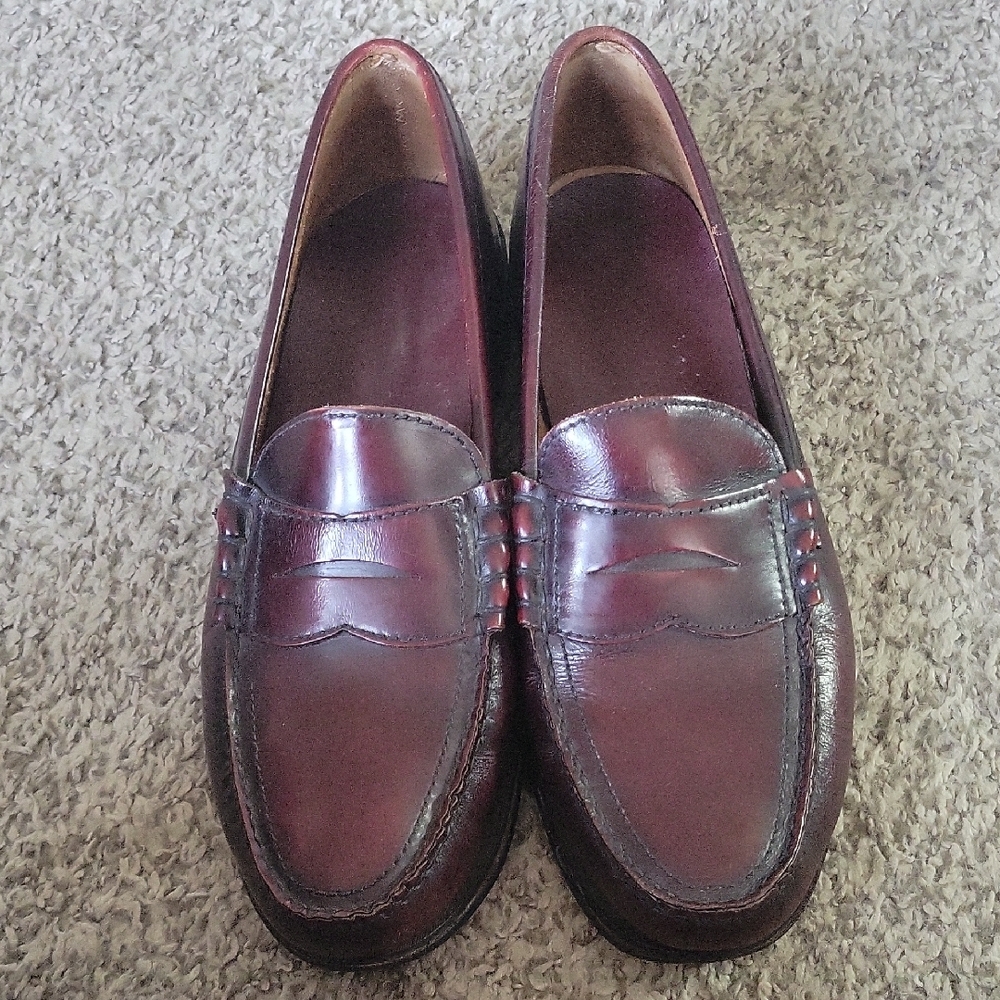 Classic Burgundy Loafers for Men 10.5 D